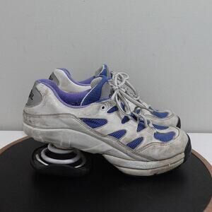 Z-Coil Freedom Athletic Shoes Women 10 White‎ Purple Coil Sole Walking Sneakers